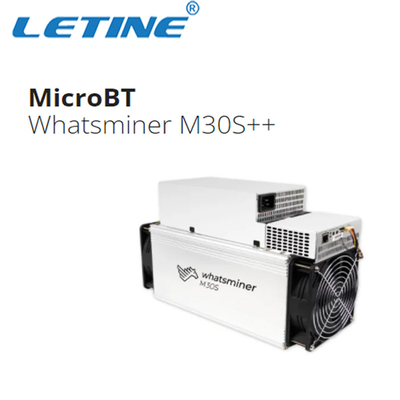 De Spaander van BTC 3472W Whatsminer M30S++ 112T sha-256 12nm