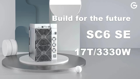 De Server van de het Muntstuk17th/s 3330W Sia Coin Miner High Hashrate Computer van Sc van Goldshellsc6 SE