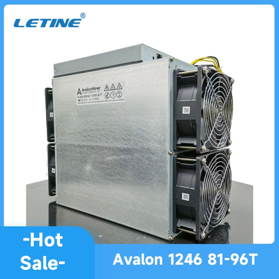 Van het de Mijnwerkerssha 256 Algoritme van Th BTC Aisc van Letinecanaan avalon 1166pro 81 de Interface van Ethernet