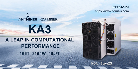 Het Algoritme van KA3 Bitmain Asic Antminer Blake 2s de Mijnwerker van het Luchtkoelingskda Muntstuk