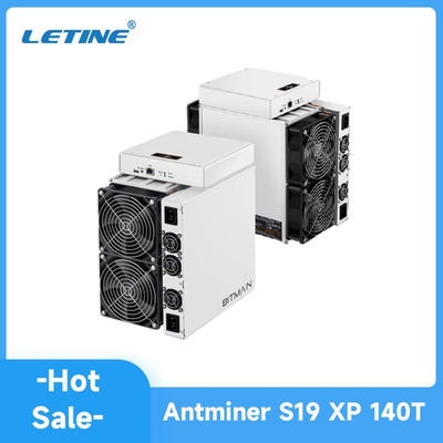 Letine 141Th 3010W Asic Bitmain Antminer S19 XP sha-256 Algoritme Bitmain Asic Antminer