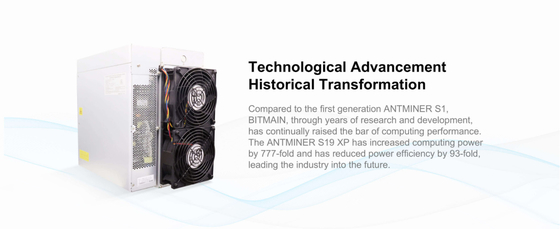 Letine 141Th 3010W Asic Bitmain Antminer S19 XP sha-256 Algoritme Bitmain Asic Antminer