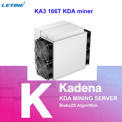 de meeste krachtige antminer ka3 KDA Blake2S lucht-Koelende Mijnwerkers 166Th winst 100USD meer