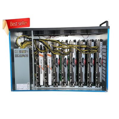 8 GPU-Mijnbouwmachine met de Server van de de Grafiekkaart van RTX 3090 3080 3070 3060TI CMP 170HX 90HX