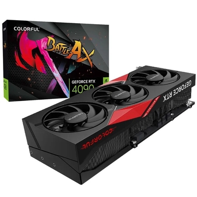 De kleurrijke het van RTX 4090 GPU Kaart van de het Kaartspelgrafiek van de Bureaucomputergrafiek