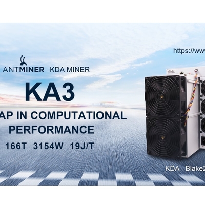 De Mijnbouwmachine KA3 166T LETINE van KA3 166T 3154W Bitmain Asic Antminer KDA