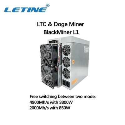 Blackminerl1 Hoge Hashrate LTC Mijnwerker 4900M Scrypt Crypto Algorithm