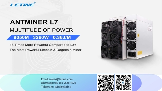 DOGE LTC L7 9050M Asic Mijnwerkermachine Bitmain Antminer L7 9050M 9300M 9500M