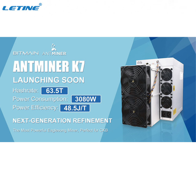 De Muntstukken van de Mijnwerkersprofitable for CKB van Bitmainantminer K7 Cryptocurrency Asic