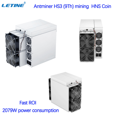 De snelle Mijnwerker Bitmain Antminer HS3 9T 2079W Blake2B + SHA3 Algo van ROI HNS Asic