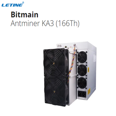 Blockchain166t 3154W KDA Asic Mijnwerker Bitmain Antminer KA3 166th/S