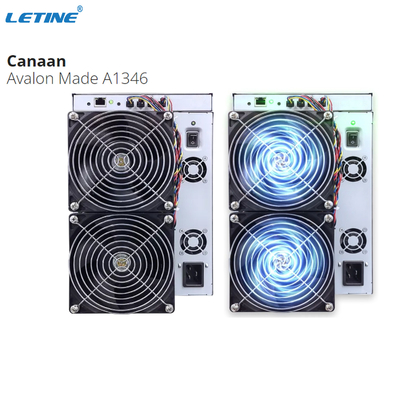 30W Crypto van Canaan Avalon Miner A1346 110th 107T 104T de Mijnbouwmachine van Currenty Bitcoin