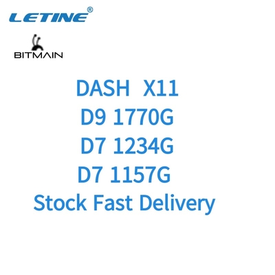Het gebruikte Streepje X11 1770Gh 3148W 75db van D7 1234gh Bitmain Antminer D9