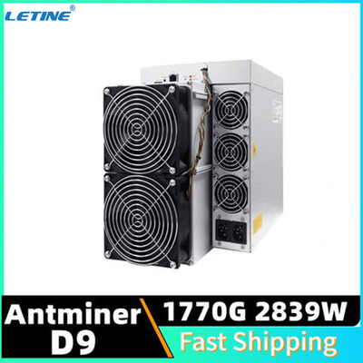 Het Algoritme 2839w van Bitmain Asic Antminer D9 1770Gh X11 van de Ethernetinterface