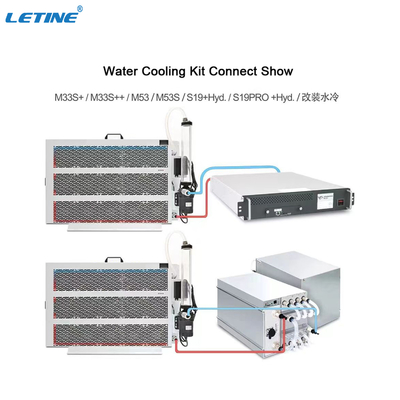 12KW de Ventilator van de Waterkoelingsradiator Waterkoelingsserver voor Antminer Whatsminer