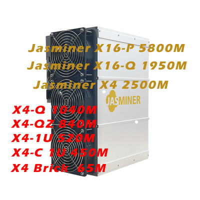De Mijnwerker Jasminer x16-q Jasminer X4 X4-1U x4-q van huishoudenjasminer x16-p 5800Mh/s 1900W enz. ZIL Asic