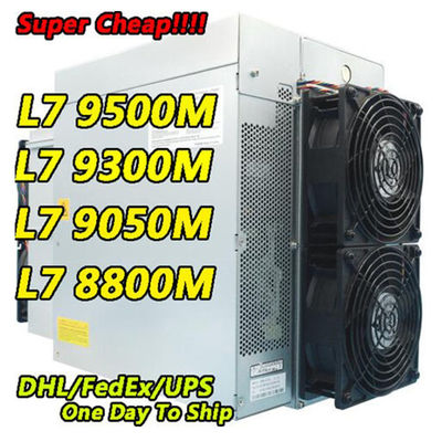 Hoge Winstgevende Bitmian Antminer L7 9160Mh 3225W Dogecoin Litecoin Blockchain Mijnwerker