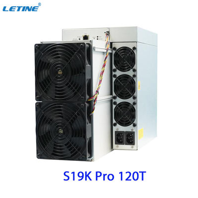 Snelle levering Bitmain Asic Antminer S19K Pro 120T 23W Lage stroomverbruik voor Bitcoin Mining Machine