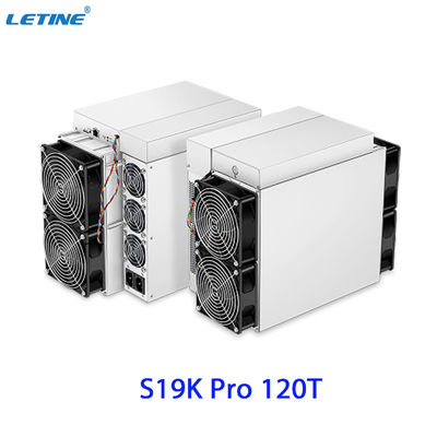 Snelle levering Bitmain Asic Antminer S19K Pro 120T 23W Lage stroomverbruik voor Bitcoin Mining Machine