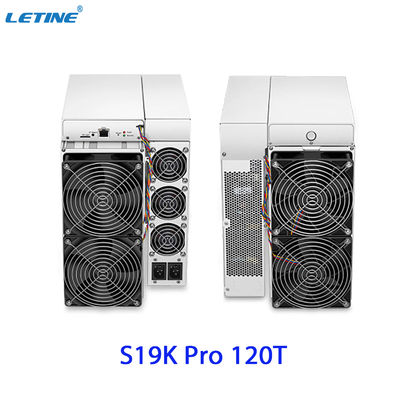 Snelle levering Bitmain Asic Antminer S19K Pro 120T 23W Lage stroomverbruik voor Bitcoin Mining Machine