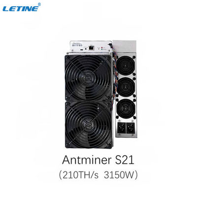Bitmain Asic Antminer S21 200T 16J/T SHA-256 Blockchain Bitcoin Miner Energieverbruik 3550W