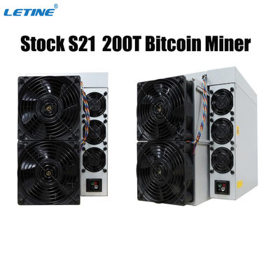 Voorraad Nieuwe Bitmain Antminer S21 200T 195T 188T 17.5w BTC Mining antminer s21 Asic Miner