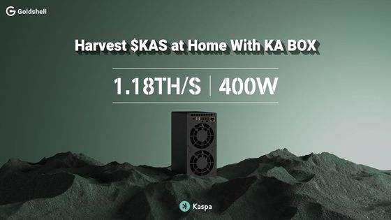 KAS Asic Miner Goldshell KA-BOX 1.18Th/s KHeavyHash Algoritme Kaspa Mining Machine Antminer KS5 KS3 Iceriver KS3M