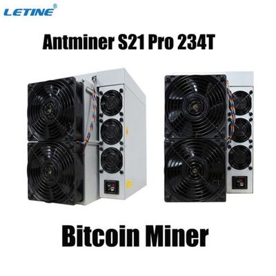 Nieuwe Bitmain Asic Antminer S21 Pro 234T 15J/T Bitcoin Miner S21 200T Mining Machine