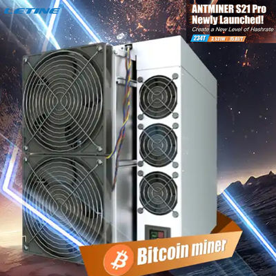 Antminer S21 Pro 234T 3550W T21 190T 233T S21 200T S21 Hydro 355T BTC Asic Mijnwerker Sha256 S19K Pro 120T 115T 110T Top
