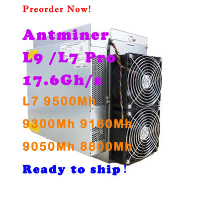Meest krachtige Blockchain Miner Antminer L9 17.6Gh/S 16.2GH/S 0.21J/M Mining LTC DOGE BEL Asic Miner Antminer L9