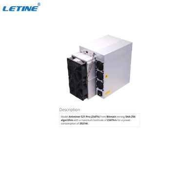 Antminer S21 XP 300T Onderdompeling Asic Bitcoin Blockchain-mijnwerker