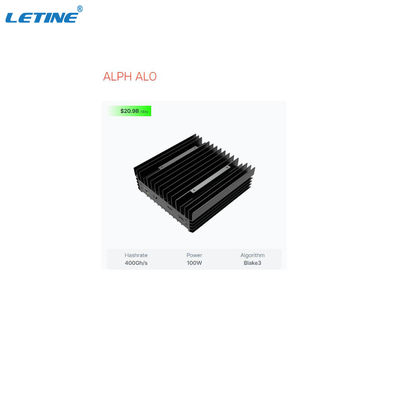 IceRiver ALPH AL0 400GH/S 100W Alephium Mining Machine Blake3 algoritme ALPH Coin