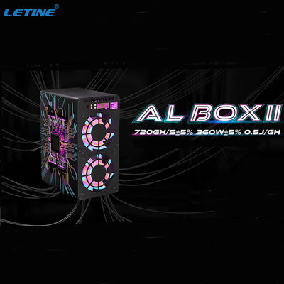 Stille Asic Miner Goldshell AL BOX II 720Gh/S 360W Mijnbouw Alephium Goldhsell AL Box 360G Iceriver AL0 ALPH Miner