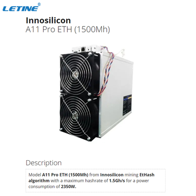 De Mijnwerker A11 Pro8g 1.5Gh/S 1500Mh Hashrate van Innosiliconasic