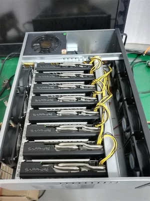 Van de de Mijnbouwinstallatie van M08S 8GPU van het de mijnbouweth LTC dogecoin XCH muntstuk de mijnbouwdoos 8gpu