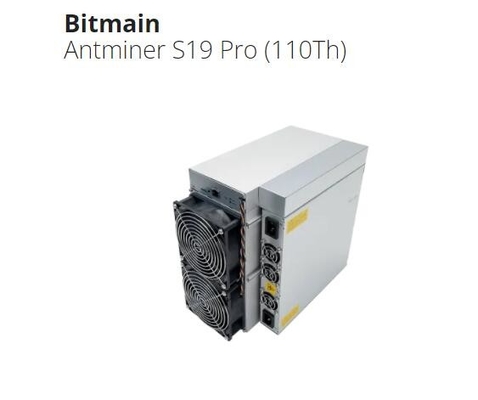 Sha256btc Mijnwerker Bitmain Antminer S19 PRO 110Th Gebruikte S19A Pro110t Bitcoin