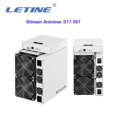 De Mijnwerker van de de Mijnbouwmachine T17 64T S17+ 73T 76T Asic van tweede Handbitmain Antminer S17 56T 2520W BTC