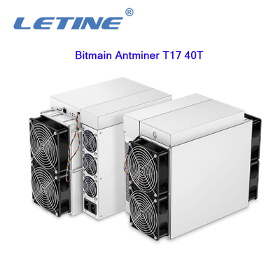 Bitmain Asic die Antminer SHA256 Antminer T17 40T 7nm 2200W BTC Bitcoin 55 W/T ontginnen