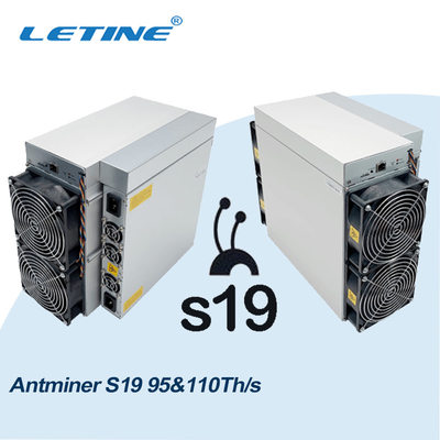De mijnwerker S19J pro110t sha-256 BTC-mijnwerker antminer s19 pro104t 96T 95T van Bitmainaisc