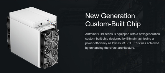 De mijnwerker S19J pro110t sha-256 BTC-mijnwerker antminer s19 pro104t 96T 95T van Bitmainaisc