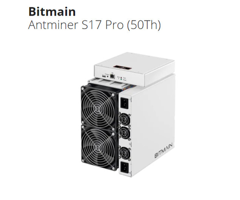 Van de de Mijnbouwmachine S17 S17+ Asic van Bitmainasic AntminerS17 53T 2385W BTC de Mijnwerker BTC BTH