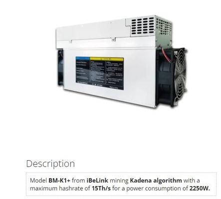 De Mijnwerkers BM-K1+ 15Th/S K1 Blake 2s-Kadena Algoritme van CKB KDA iBeLink
