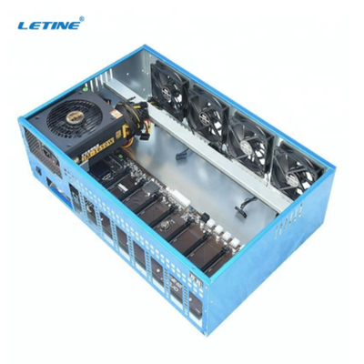 Metaal8gpu-Mijnbouw Rig Frame With CMP 170HX 90HX AMD omdat-160 3060 GPU Crypto Mijnwerker
