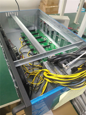 3000W Psu Rig Mining 6 GPU 70mm Pcie-Afstandsddr3 Ram 4GB