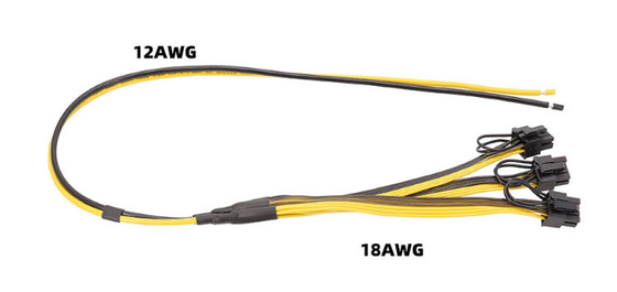 De Mijnbouwkabel van 12AWG 18AWG GPU