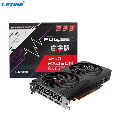 De Mijnwerker Video Card Sapphire Radeon RX 6600 van LHR niet GPU de Grafiekkaart met 256 bits van 8G GDDR6
