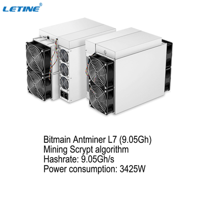 LTC-Dogecrypto de Mijnbouwmachine Bitmain Antminer L7 9050M de Mier L7 van Scrypt van 9300Mh 9500Mh Litecoin