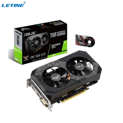 GDDR6 mijnwerker Graphic Card ASUS GeForce GTX 1660 Ti 6 de Videokaart van GB TUF OC