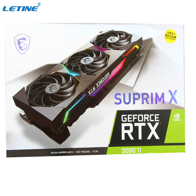 12G de Kaart van de mijnbouwgrafiek voor de Kaart van de het Spelgrafiek van Gokkenmsi GeForce RTX 3080 Ti SUPRIM X