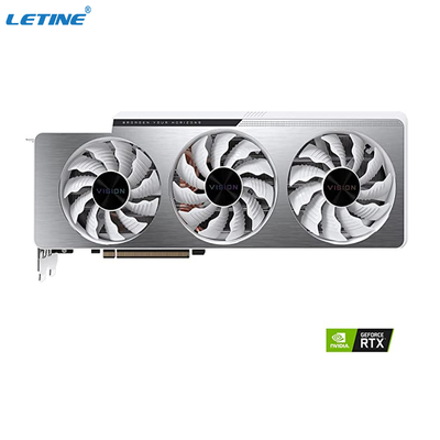 Zilveren GIGABYTE GeForce RTX 3070 Ti-Visieoc 8G rtx van Graphic Card van de Kleurenmijnwerker grafische kaart 3070